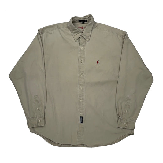 Ralph Lauren Shirt - XL Beige Cotton