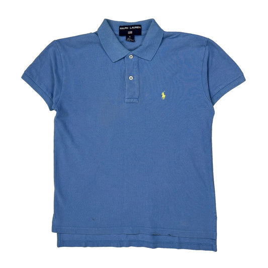 Ralph Lauren Polo Shirt - Small Blue Cotton