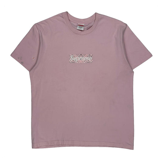 Supreme Box Logo T-Shirt - Small Pink Cotton