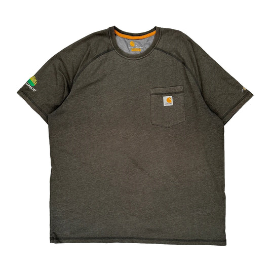 Carhartt T-Shirt - XL Grey Cotton