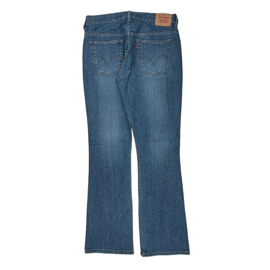 515 Levis Boot Cut Jeans - 32W US 6 Blue Cotton