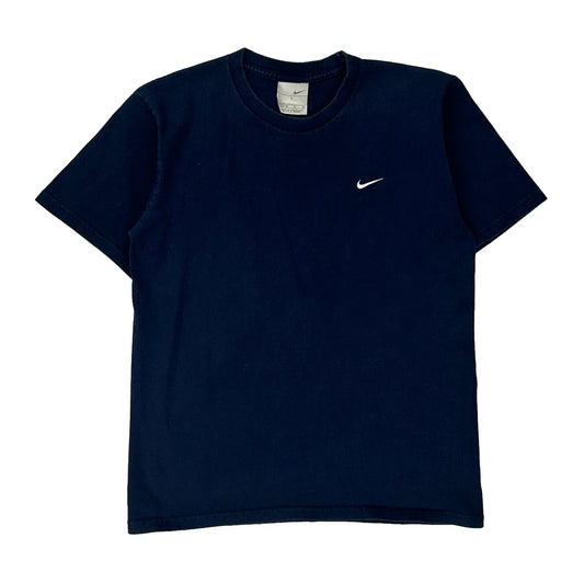 Nike T-Shirt - Large Navy Cotton