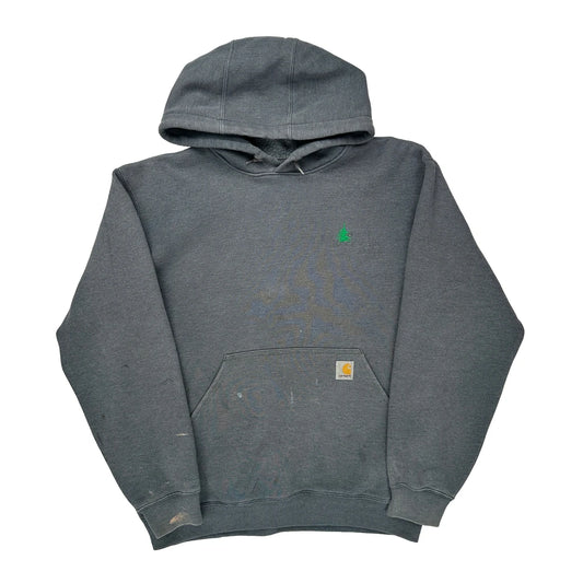 Carhartt Hoodie - Medium Grey Cotton Blend