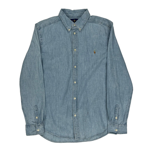Age 13-15 Ralph Lauren Denim Shirt - XL Blue Cotton