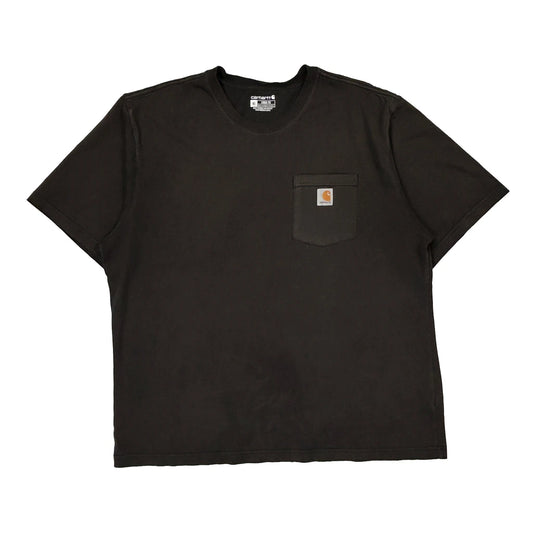 Carhartt T-Shirt - XL Brown Cotton