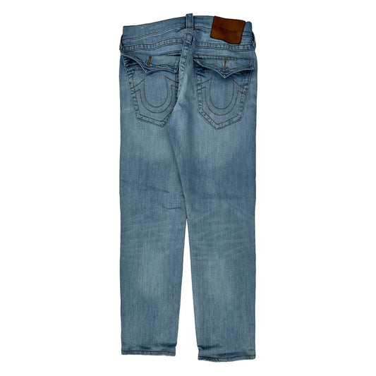 True Religion Slim Fit Jeans - 32W 31L Light Wash Denim