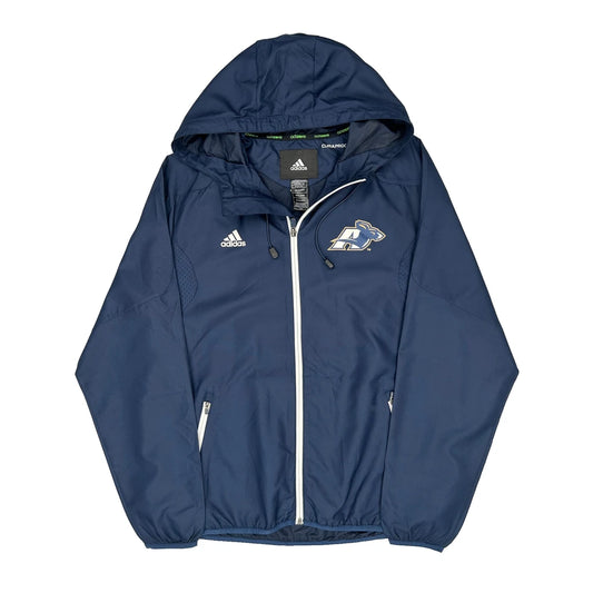 Adizero Adidas Windbreaker - Small Blue Polyester