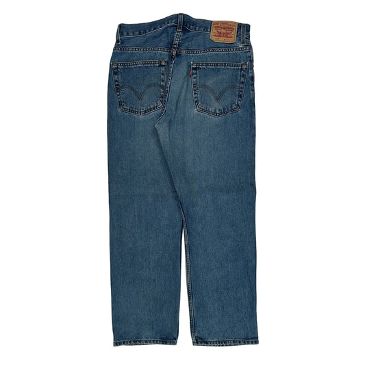 505 Levis Jeans - 34W 30L Blue Cotton