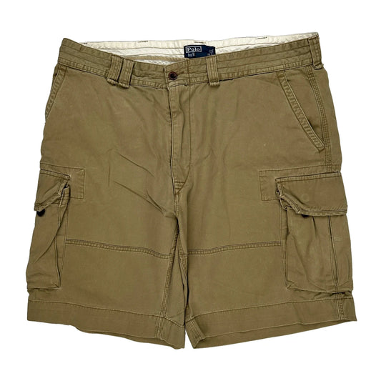 Polo By Ralph Lauren Cargo Shorts - 40W 11L Khaki Cotton