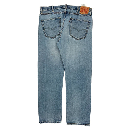 Levis 505 Jeans - 36W 30L Light Wash Cotton
