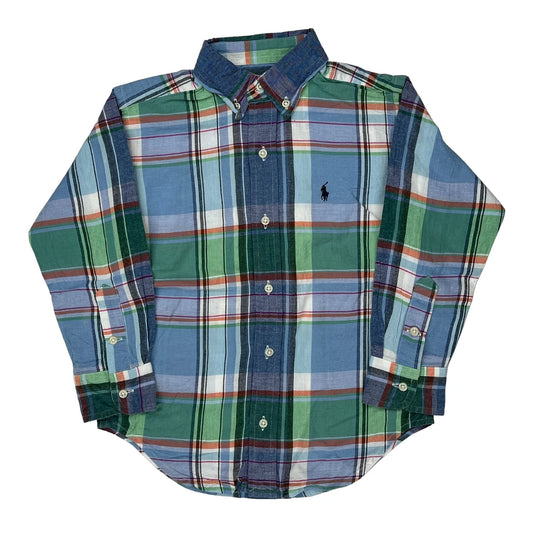 Age 4 Polo By Ralph Lauren Checked Shirt - Small Multicoloured Cotton