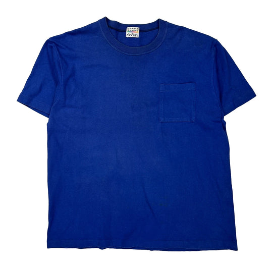 Blank Jockey Single Stitch T-Shirt - XL Blue Cotton