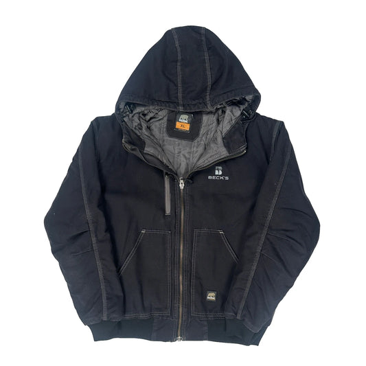 Workwear Berne Jacket - XL Black Cotton