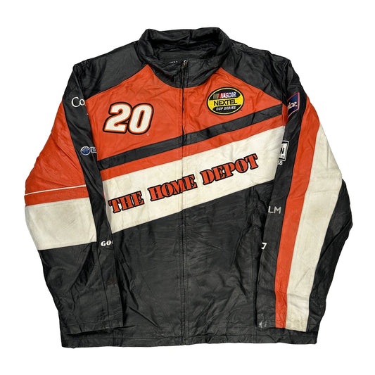 The Home Depot Chase Authentics Nascar Leather Jacket - XL Black Leather