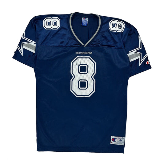 Vintage Dallas Cowboys Champion Nfl Jersey - Large Blue Polyester