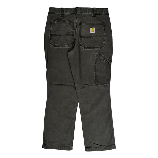 Carhartt Carpenter Trousers - 32W 28L Grey Cotton