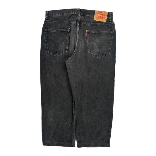 550 Levis Jeans - 34W 23L Black Cotton