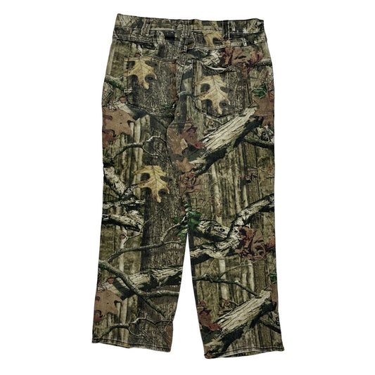 Mossy Oak Camo Cargo Trousers - 36W 32L Camo Cotton