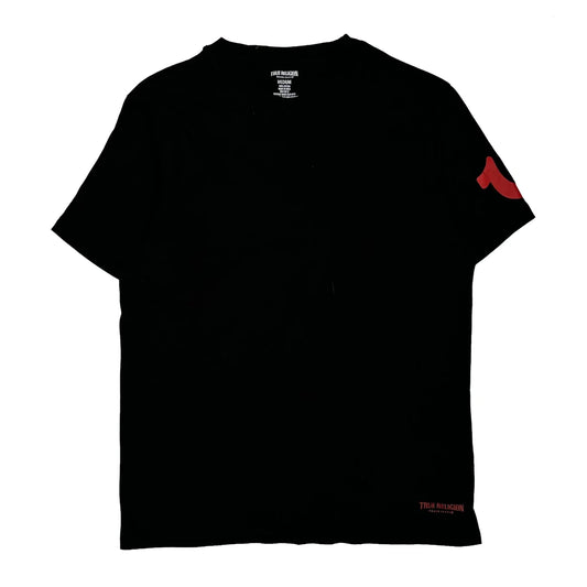 Vintage True Religion T-Shirt - Medium Black Cotton