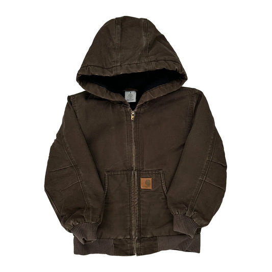 Age 6 Carhartt Jacket - 2XS Brown Cotton