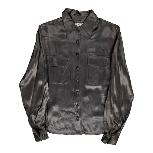 Armani Exchange Shirt - Medium Gray Viscose