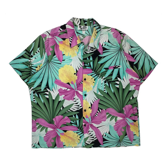 Hilo Hattie Floral Hawaiian Shirt - 2XL Multicoloured Cotton