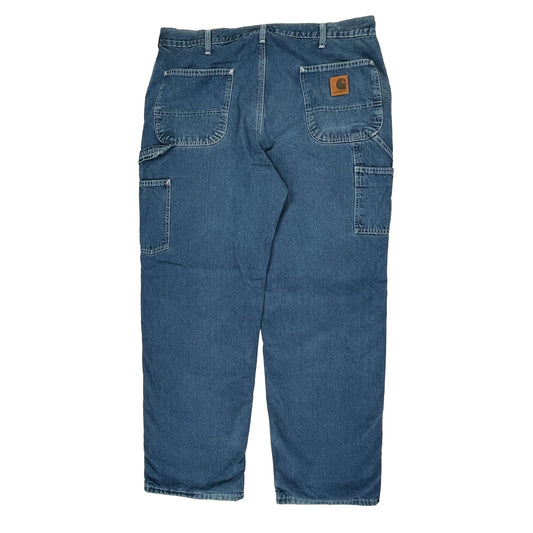 Carhartt Carpenter Jeans - 38W 30L Blue Cotton