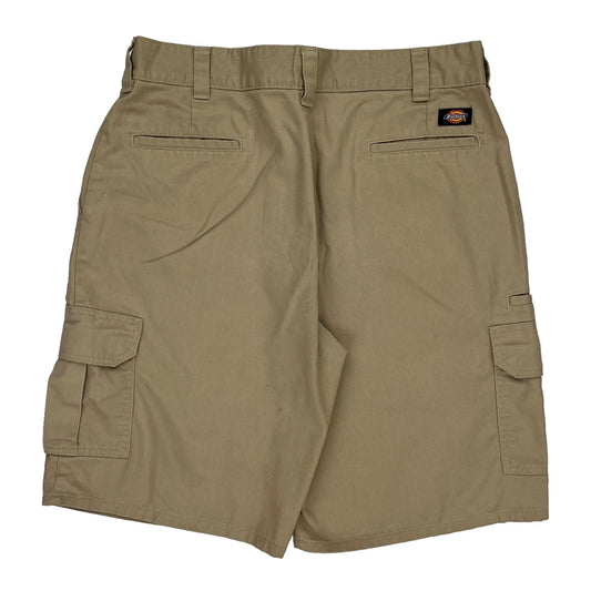 Dickies Cargo Shorts - 36W 11L Beige Cotton