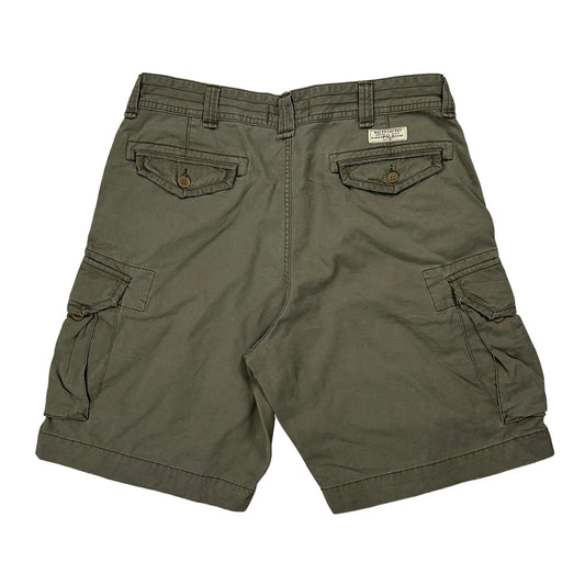Polo By Ralph Lauren Cargo Shorts - 36W 10L Green Cotton