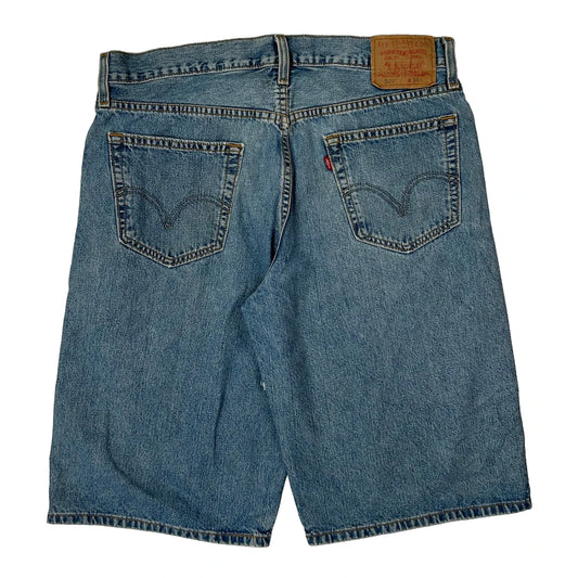 Levis Denim Shorts - 34W 13L Blue Cotton