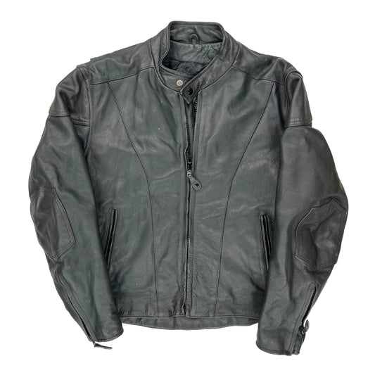 River Road Leather Jacket - Medium Black Leather