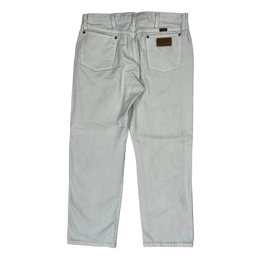 Wrangler Jeans - 34W 29L White Cotton