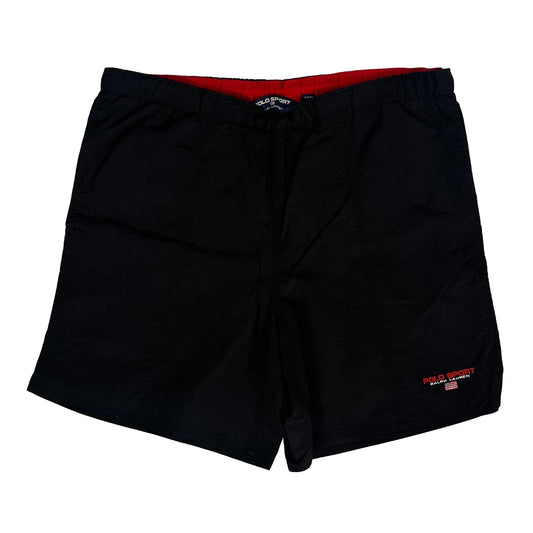 Polo Sport Shorts - Largew 5L Black Nylon
