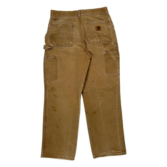 Carhartt Carpenter Trousers - 29W 30L Brown Cotton