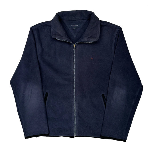 Tommy Hilfiger Fleece Jacket - Medium Navy Polyester