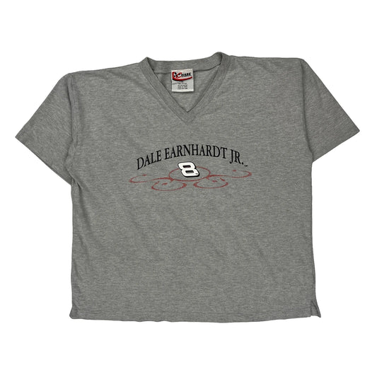 Chase Authentics Nascar T-Shirt - XL Gray Cotton