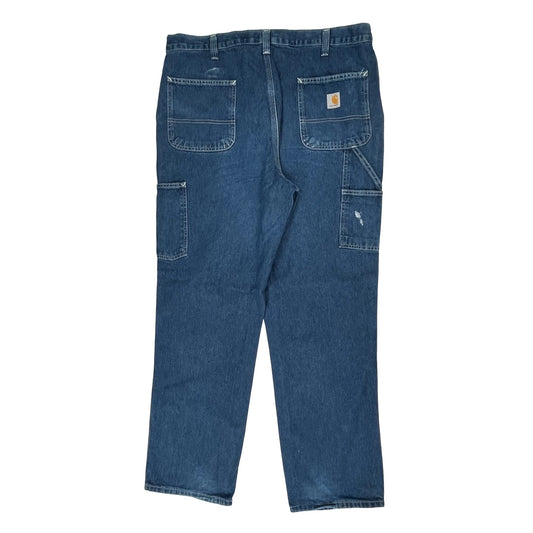 Carhartt Carpenter Jeans - 38W 32L Blue Cotton