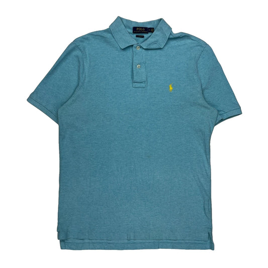 Polo By Ralph Lauren Polo Shirt - Medium Blue Cotton