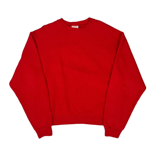 Made In USA Nutmeg 90S Blank Sweatshirt - XL Red Cotton