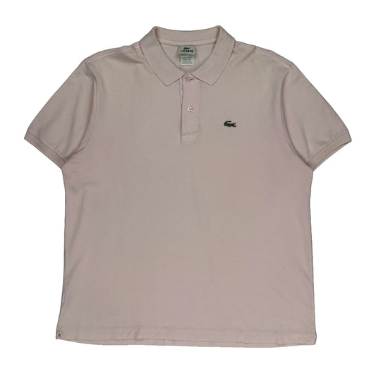 Lacoste Polo Shirt - XL Pink Cotton
