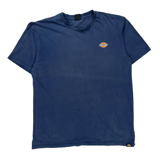 Dickies T-Shirt - 2XL Blue Cotton