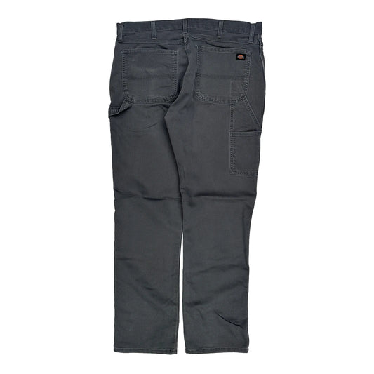 Dickies Cargo Trousers - 36W 33L Grey Cotton