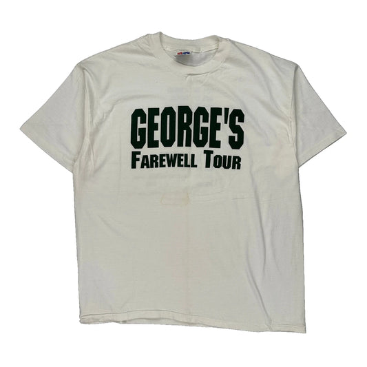 Farewell Tour Hanes Single Stitch T-Shirt - XL White Cotton