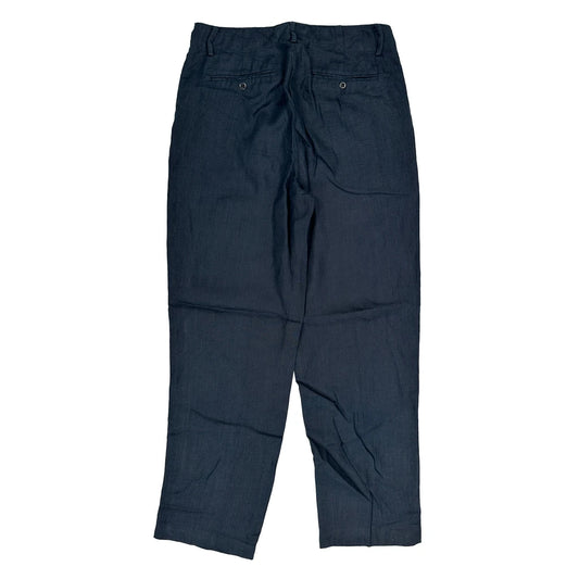 Polo By Ralph Lauren Trousers - 30W 30L Navy Linen