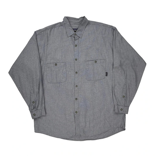 Patagonia Checked Shirt - XL Grey Cotton