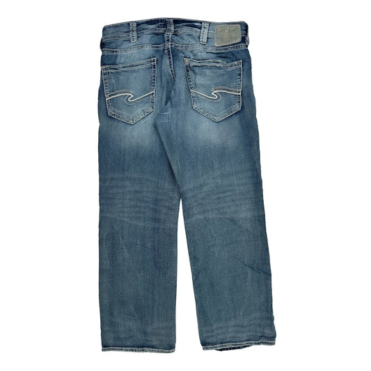 Silver Jeans - 36W 32L Light Wash Cotton