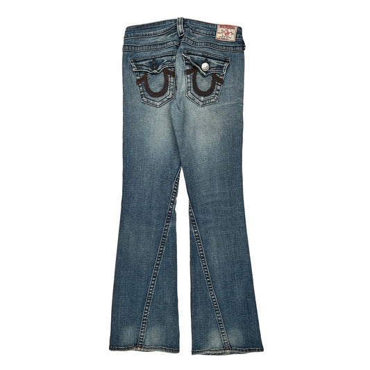 True Religion Boot Cut Jeans - 29W US 4 Blue Cotton