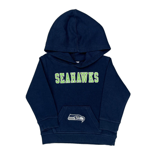 Age 2 Seattle Seahawks Nfl Football Hoodie - 2XS Blue Cotton