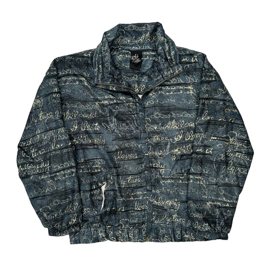 Active Studio Shell Jacket - Medium Blue Polyester