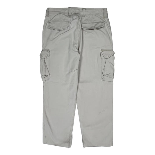 Polo By Ralph Lauren Cargo Trousers - 34W 30L Beige Cotton